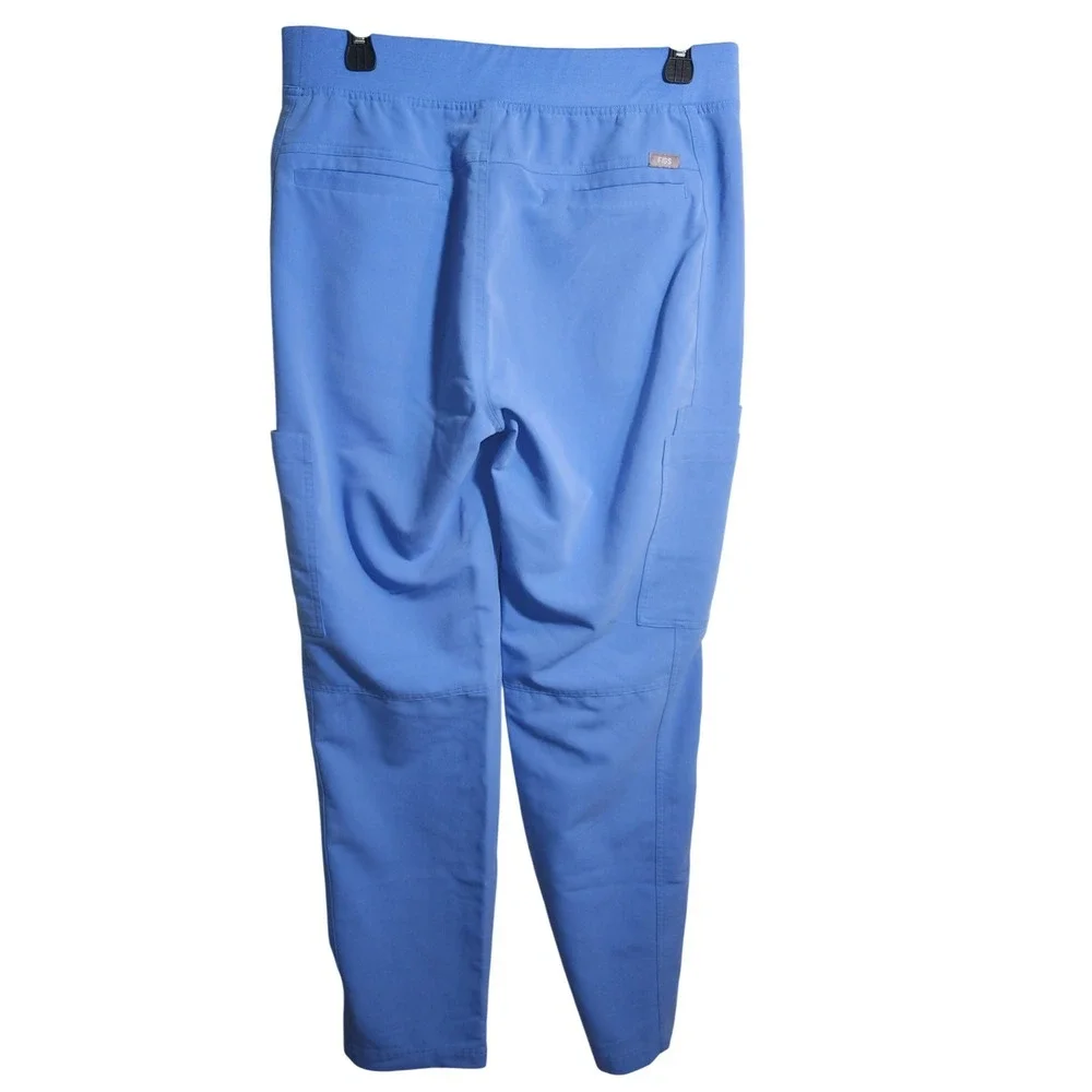 FIGS T2001 Technical Collection Blue Cargo Scrub Pants Mens‎ Medium M Tapered